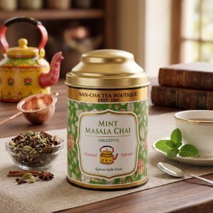 Mint masala chai