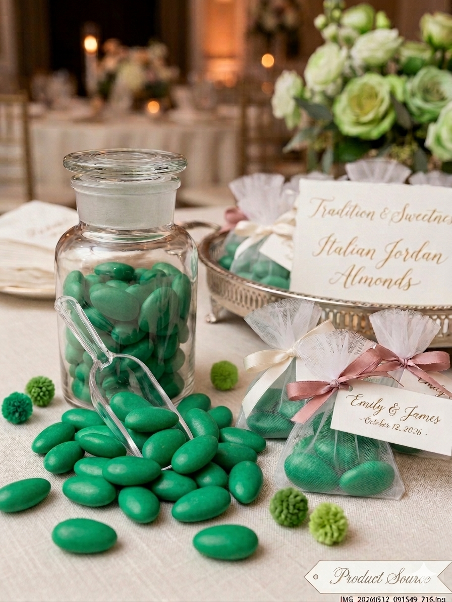 Drajee Green Almond ملبس اخضر